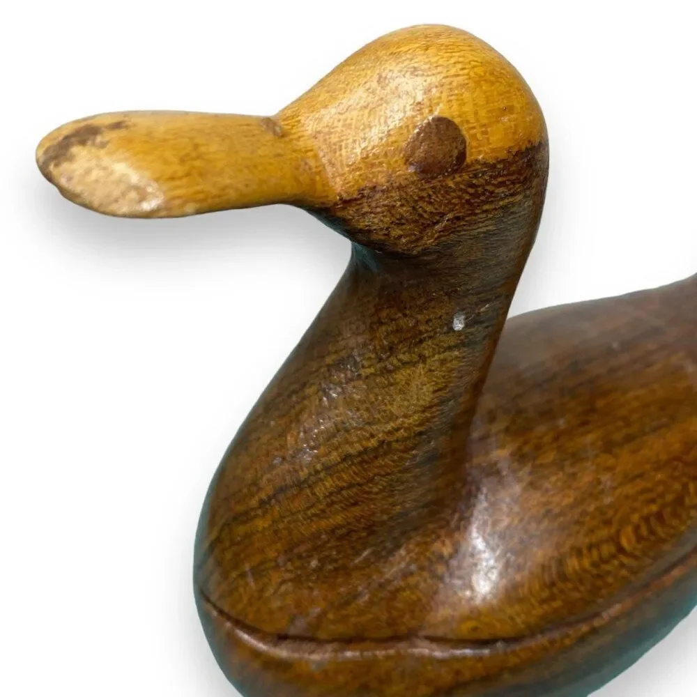 Bird Shaped Wood Trinket Holder